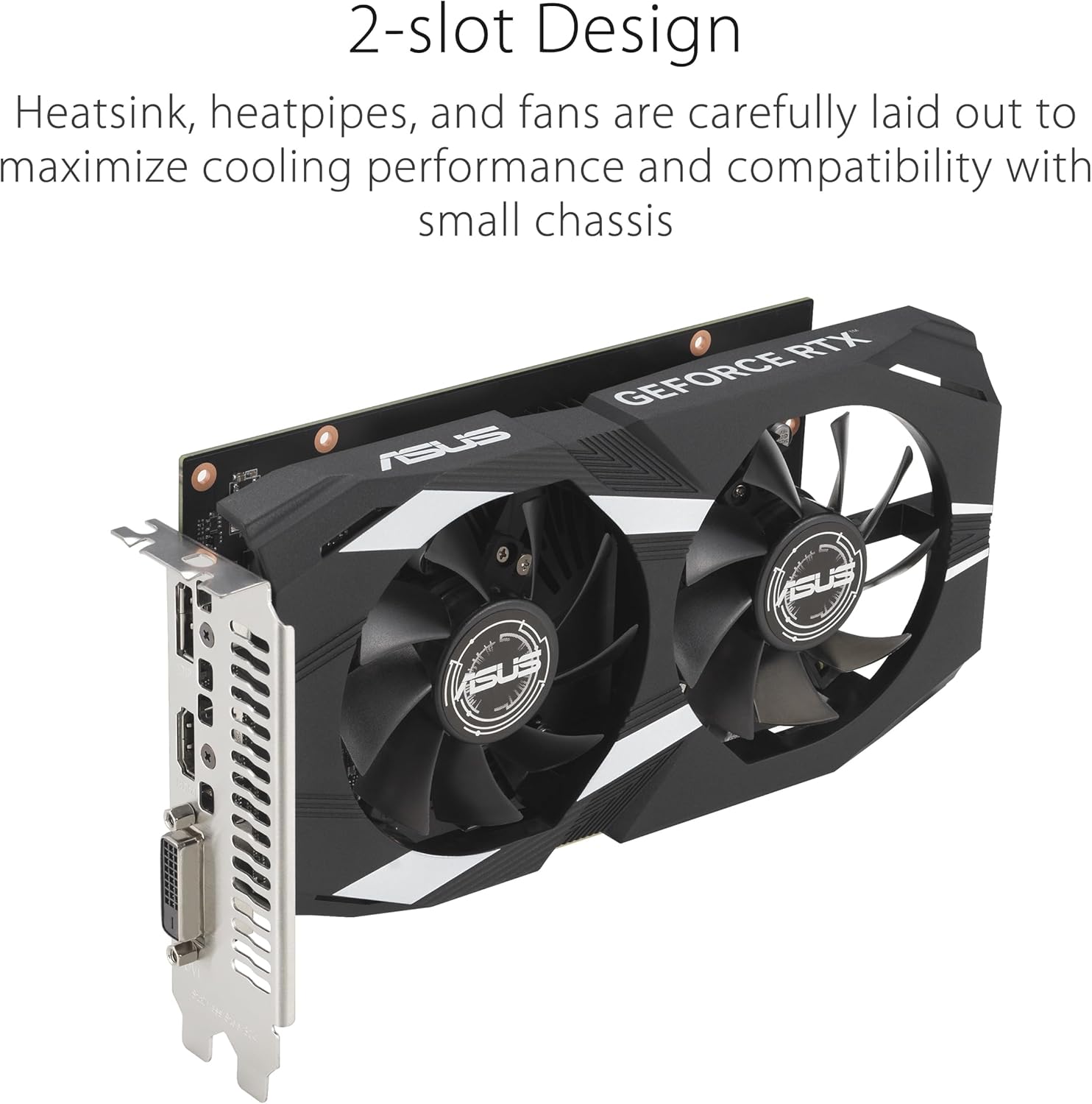 ASUS Dual NVIDIA GeForce RTX 3050 6GB GDDR6 OC Edition Gaming Graphics Card