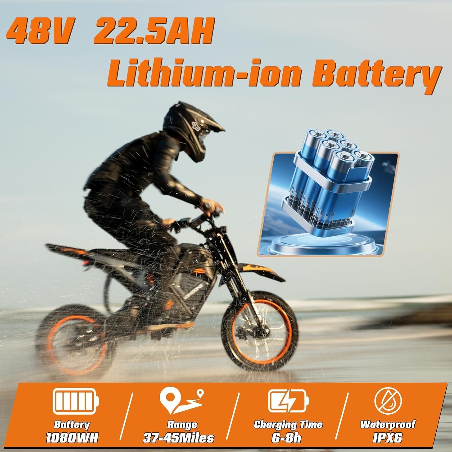 RM7 Electric Dirt Bike for Adults & Teens