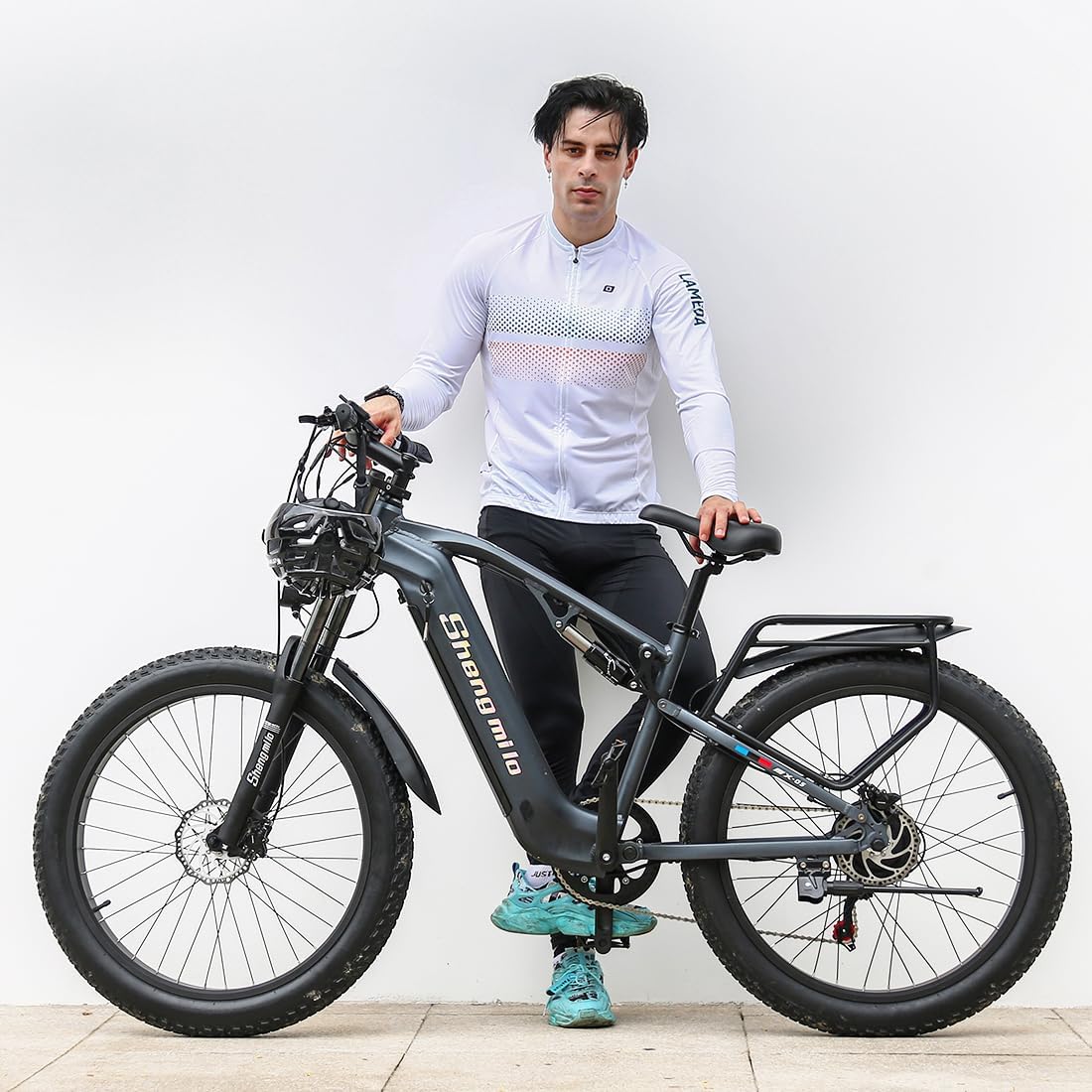 26" Electric Mountain Bike, BAFANG Motor, Detachable 48V17.5AH High Capacity Lithium Battery