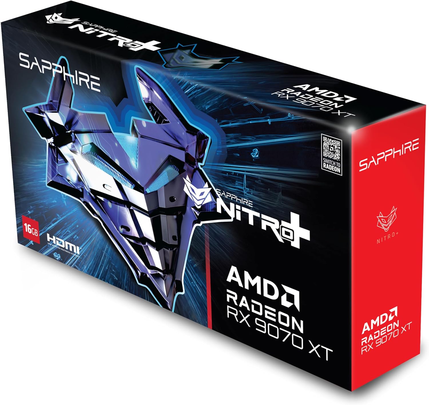 Sapphire 11348-01-20G Nitro+ AMD Radeon™ RX 9070 XT Gaming OC Graphics Card with 16GB GDDR6
